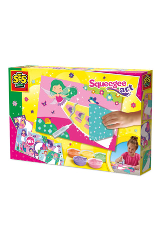 Kit de loisirs créatifs Squeegee Art - 24 pièces - Dès 5 ans
