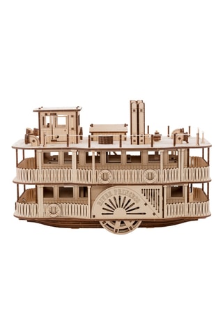 Maquette 3D bateau à vapeur en bois - 416 pièces - Dès 14 ans