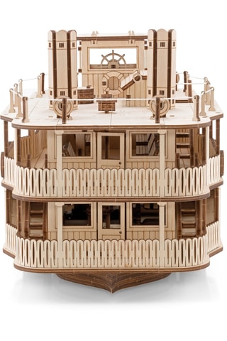 Maquette 3D bateau à vapeur en bois - 416 pièces - Dès 14 ans