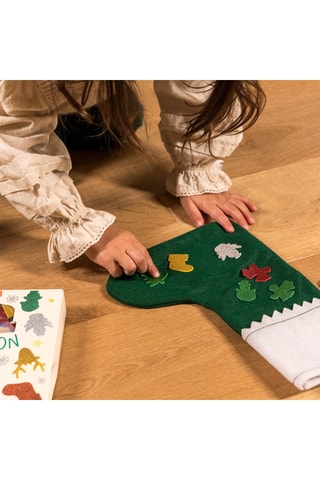 10 chaussettes de noël en feutrine - 10 pièces - Dès 3 ans