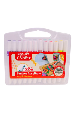 24 feutres acryliques