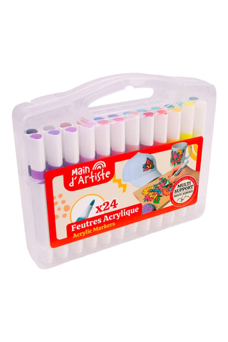 24 feutres acryliques