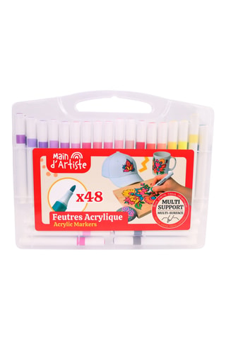 48 feutres acryliques