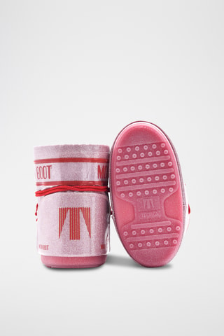 Boots Icon Low Glitter - Roze