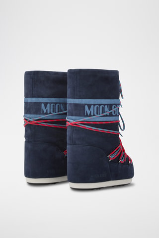 Boots en cuir suédé Icon  Laces - Bleu
