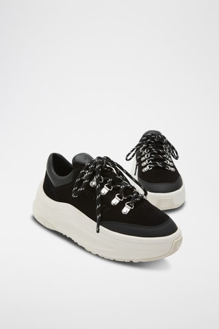 Baskets en cuir Moon247 City - Noir