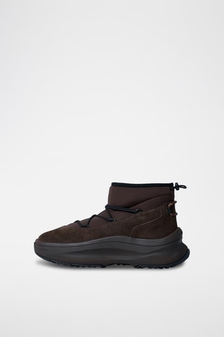 Leren Boots Moon247 Slip On - Bruin