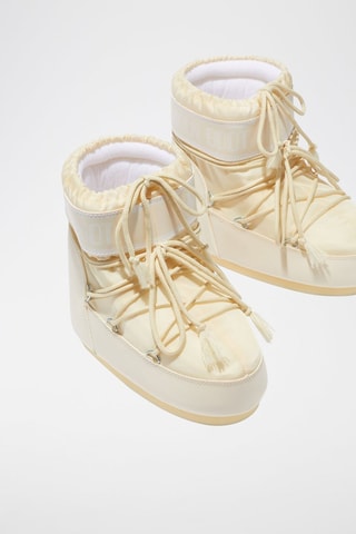 Nylon Enkellaarzen Icon Low - Beige en goudkleurig - Beige