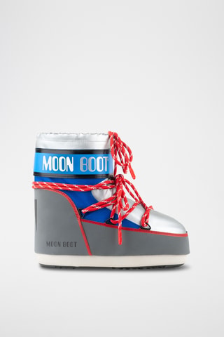 Boots Icon Low Space Racing - Zilverkleurig, blauw en rood