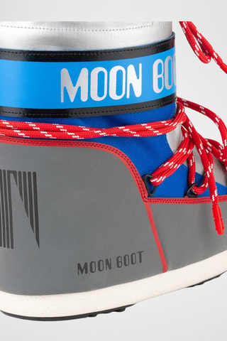 Boots Icon Low Space Racing - Zilverkleurig, blauw en rood