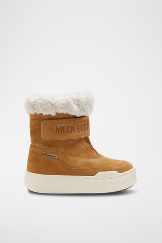 Leren Boots Jr Park Strap Boot - Beige