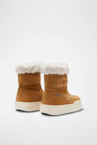 Leren Boots Jr Park Strap Boot - Beige