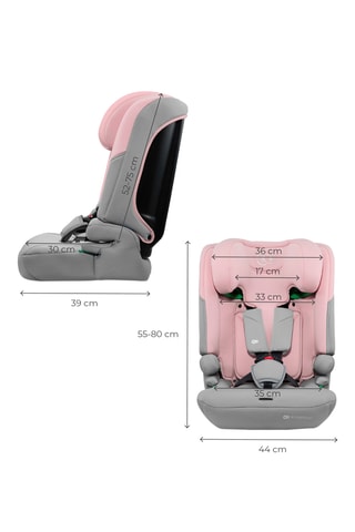 Siège auto 3-en-1  I-Comfy - Rose -De 15 mois à 12 ans - De 76 à 150 cm - Rose