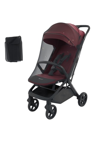 Poussette Nubi 3 - Bourgogne - Jusqu'à 22 kg - Rouge foncé