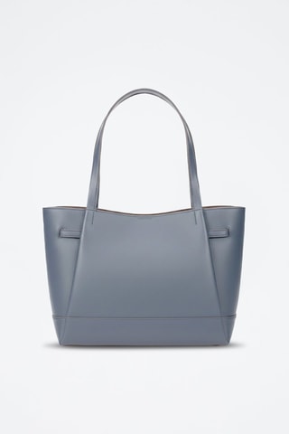 Cabas en cuir - Bleu marine