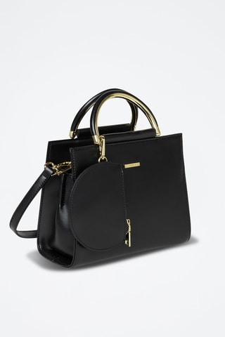 Bolso de piel Jasmin - Negro