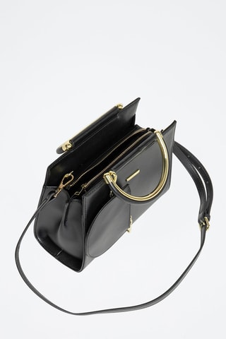 Bolso de piel Jasmin - Negro