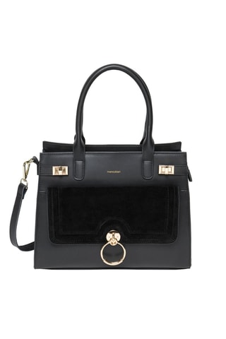 Bolso de piel Manao - Negro
