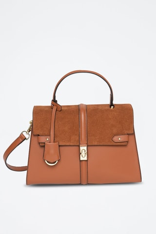 Bolso de piel Metropolis - Camel