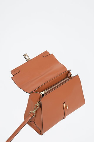 Bolso de piel Metropolis - Camel