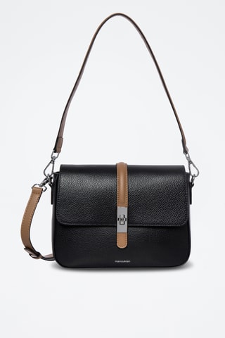 Bolso de piel Ouda  - Negro
