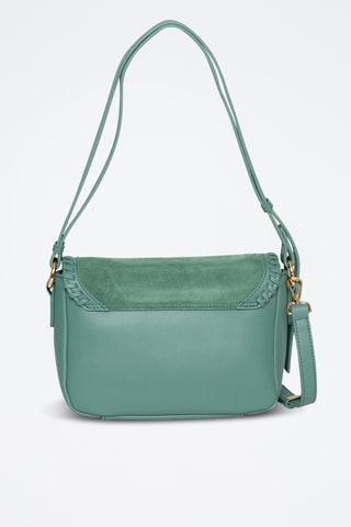 Bolso de piel Léonie - Verde oscuro