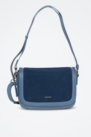 Bolso de piel Léonie - Azul marino