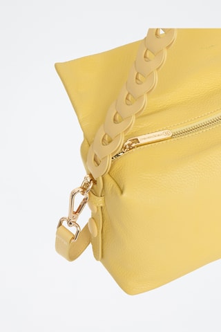 Bolso de piel Prunelle - Amarillo