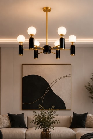 Suspension - Noir - 6 x 40 W