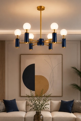 Suspension - Bleu - 6 x 40 W