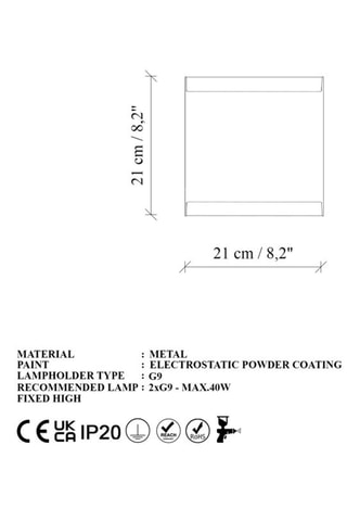 Applique murale Bera - Doré - 10 W