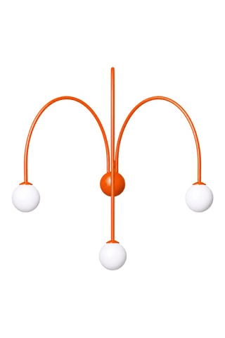 Aplique de parede - Laranja - 3 x 10 W