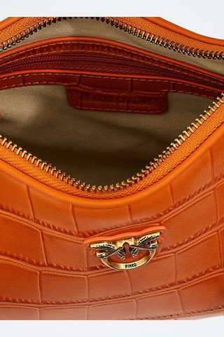 Sac à main en cuir de veau - Orange