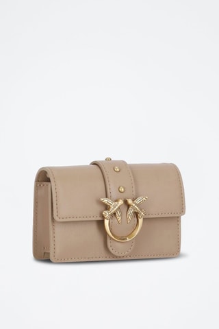 Sac bandoulière en cuir de veau - Marron clair
