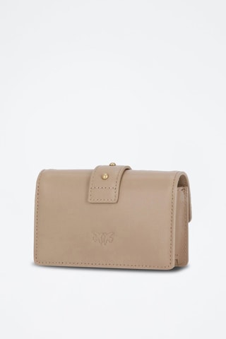 Sac bandoulière en cuir de veau - Marron clair