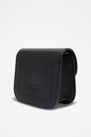 Sac bandoulière en cuir - Noir