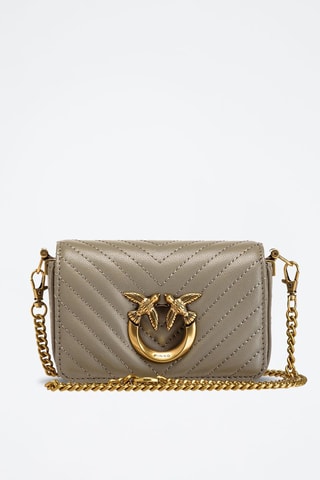 Sac bandoulière en cuir - Beige