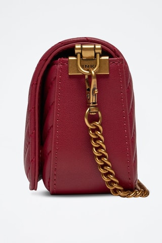 Sac bandoulière en cuir - Rouge