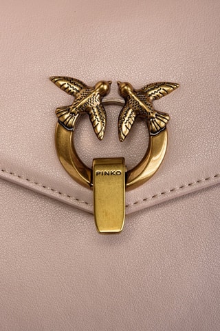 Sac bandoulière en cuir - Rose