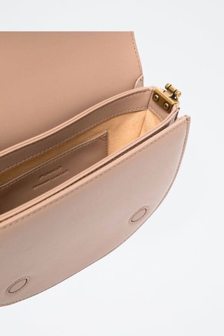 Sac bandoulière en cuir - Beige