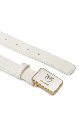 Ceinture en cuir - Blanc