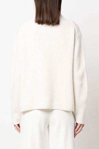 Pull en laine et cachemire - Blanc