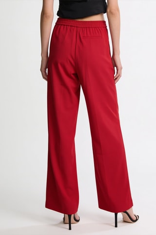 Pantalon droit - Rouge