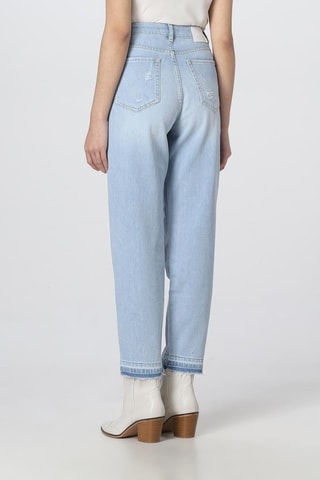 Jean taille haute - Bleu
