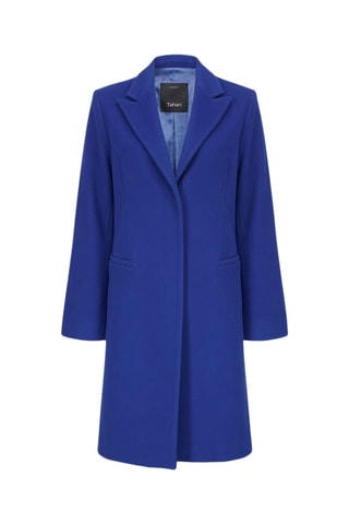 Manteau en laine - Bleu