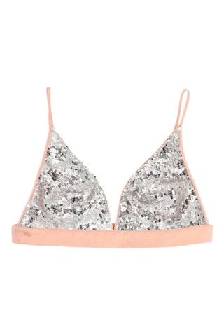 Crop top - Argenté - Pinko