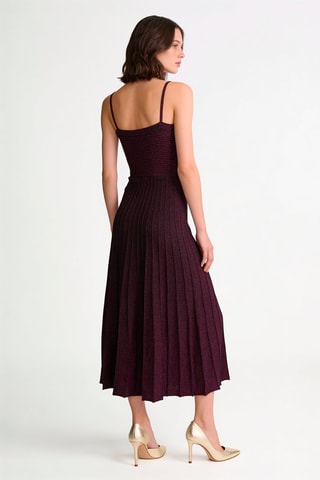 Robe longue sans manches - Violet