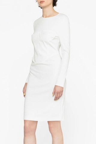 Robe fourreau - Blanc