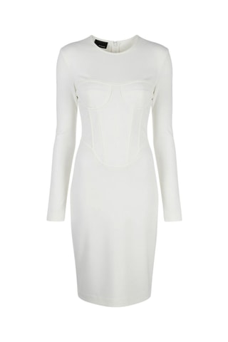 Robe fourreau - Blanc