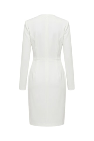 Robe fourreau - Blanc